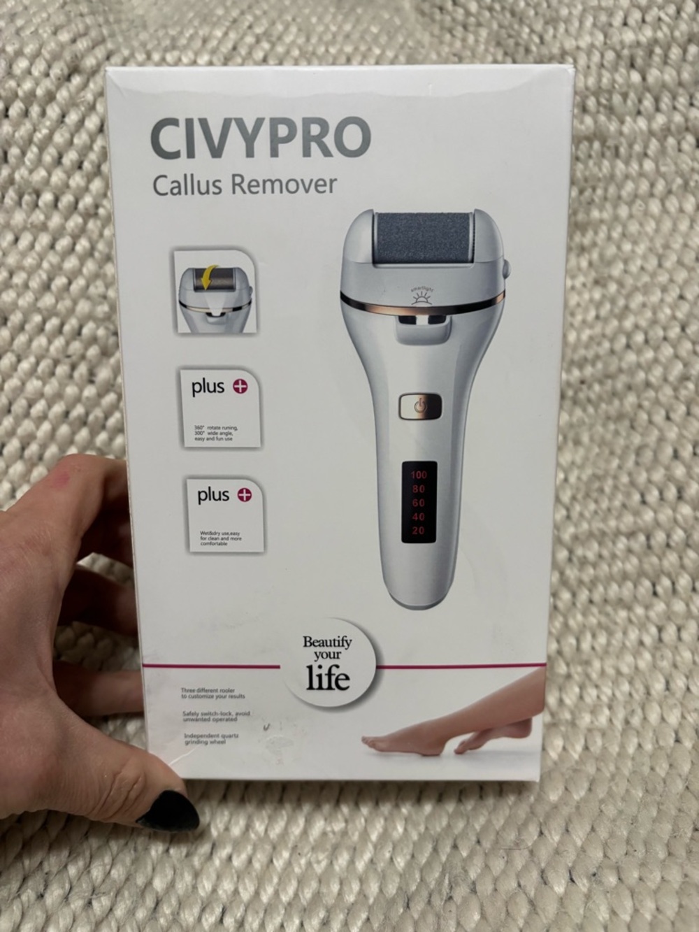 Brand new CIVYPRO Callus Remover - never opened or used. Gets great reviews!